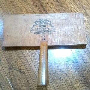 Vintage/Antique Wooden Hand Carder (Cotton Card) genuine no 10 cotton